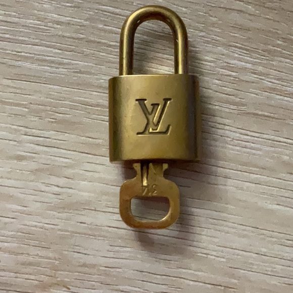 $300 Louis Vuitton Padlock Lock and Key - Picture 2 of 4